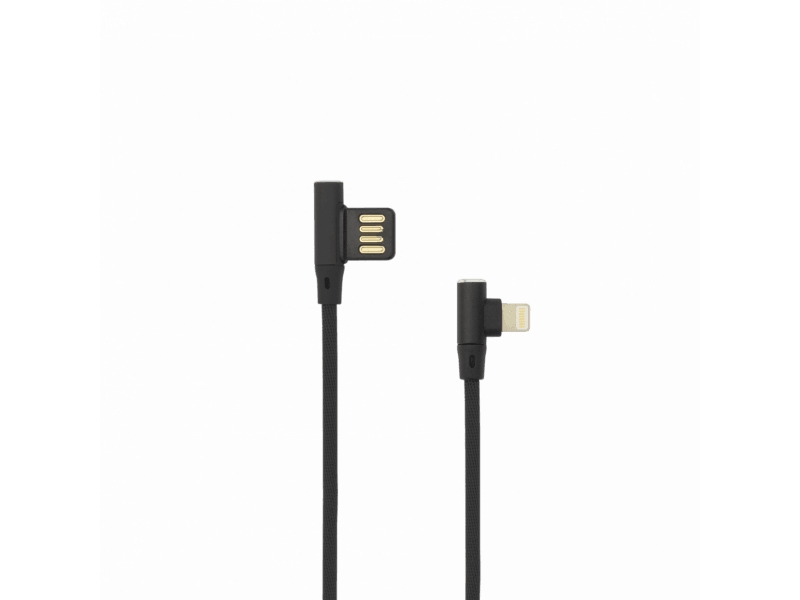 Sbox Usb-8P-90, 1,5 M, Usb A, Usb C/Lightning, Usb 2.0, 0,48 Gbit/Sek., Hvid