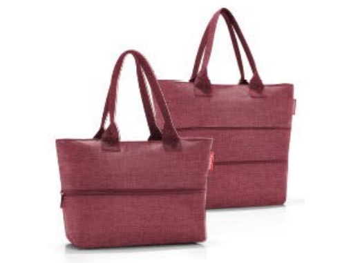 Reisenthel shopper e1, Mulepose, Rød, Polyester, 12 L, 500 mm, 165 mm