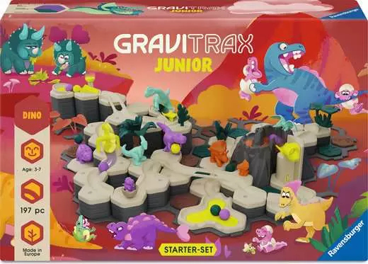 Ravensburger 24845 GraviTrax Junior - Startset XXL Dino | Leksaker - Konstruktions leksaker - Bollbanor | GameStuff