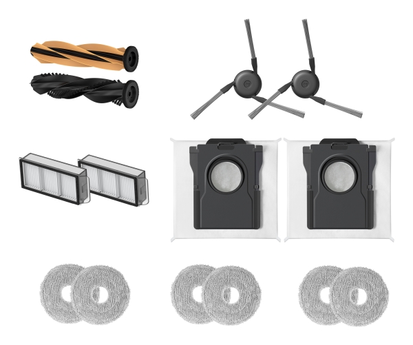 Dreame 6977328065629, Tilbehørssæt, Robot støvsuger, Flerfarvet, Dreame, X50, L50, L40, 14 stk