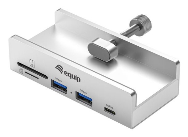 Equip 128968, Usb 3.2 Gen 1 (3.1 Gen 1) Typ-A, Usb 3.2 Gen 1 (3.1 Gen 1) Typ-A, Usb 3.2 Gen 1 (3.1 Gen 1) Typ-C, Microsd (Transflash), Sd, 5000 Mbps,
