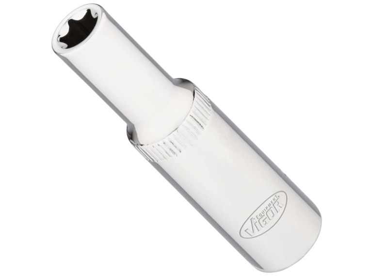 Vigor V7014-14, Steckschlüsselbuchse, Edelstahl, 1 Kopf/Köpfe, 3/8", Metrisch, 14 Mm