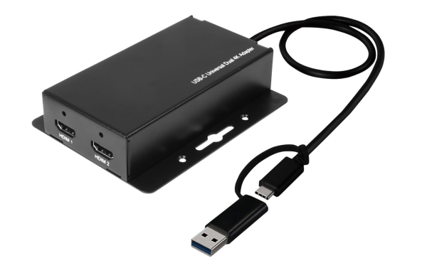 Vivolink VLUSB3HDMIX2, Sort, 4K Ultra HD, 1920 x 1080 pixel, Metal, -5 - 55 °C, -25 - 70 °C