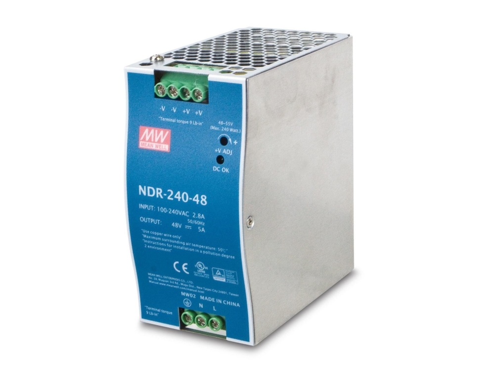 Ernitec Electra-Pwr-240-48, 240 W, 2.5 A, Aktiv, Højspænding, Blå, Passiv