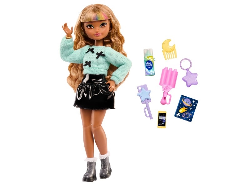 Barbie Dream Besties Zia Fashion Doll with 7 Hair &amp  Moon Themed Accessories