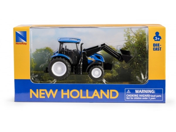 Mini New Holland-traktor T6 med skopa | Leksaker - Bilar och andra fordon - Jordbruksmaskiner | GameStuff