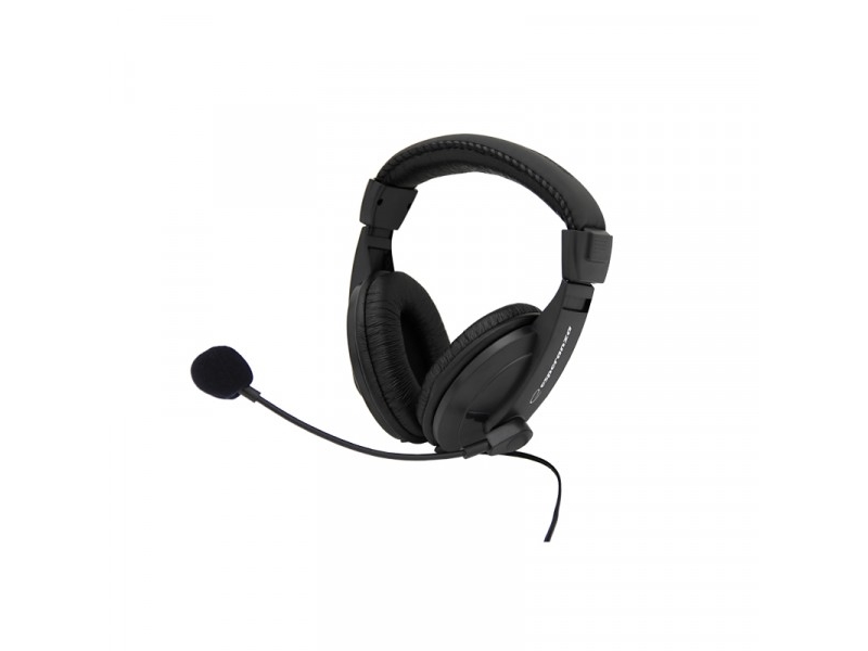 Esperanza Eh103, Ledningsført, Opkald/Musik, Headset, Sort