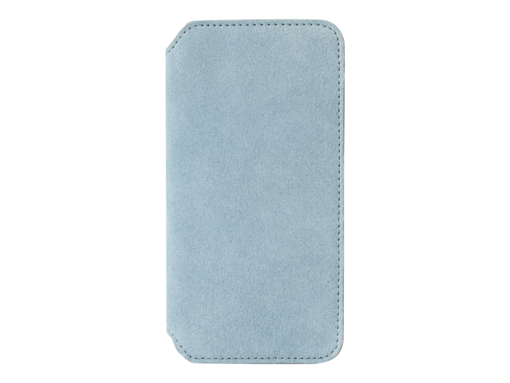 Krusell Broby 4 Card Slimwallet - Flipomslag Til Mobiltelefon - Ruskind - Blå - For Apple Iphone Xs Max