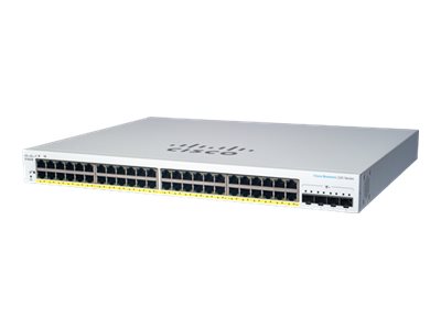 Cisco Cbs220-48Fp-4X, Managed, L2, Gigabit Ethernet (10/100/1000), Power Over Ethernet (Poe), Rack-Einbau