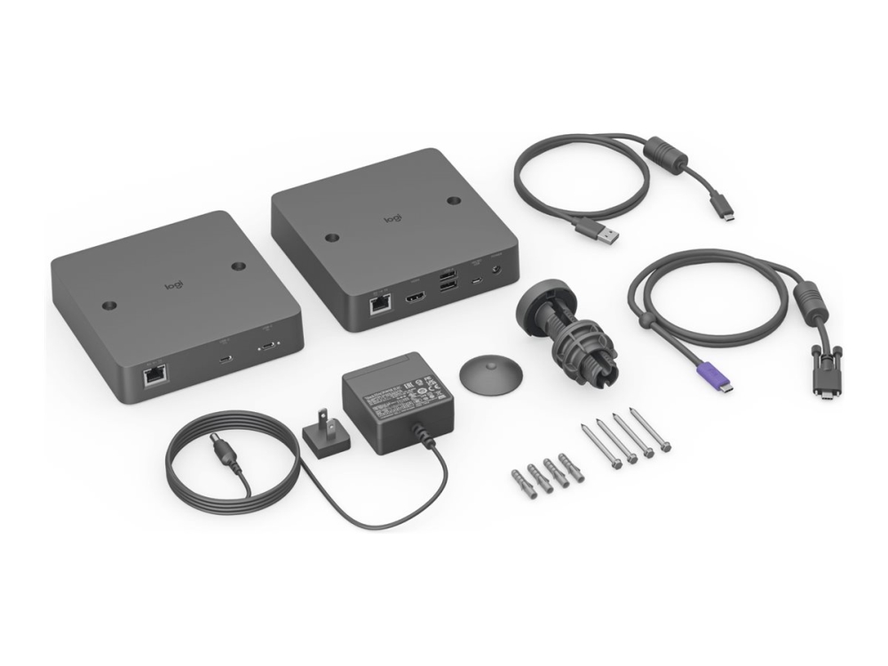 Logitech Extend - Video/Audio Ekspander - Usb-C, 10Mb Lan - Over Cat 5E/6 - Op Til 100 M