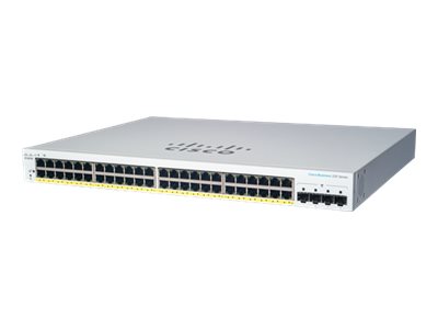 Cisco Cbs220-48P-4G, Managed, L2, Gigabit Ethernet (10/100/1000), Power Over Ethernet (Poe), Rack-Einbau
