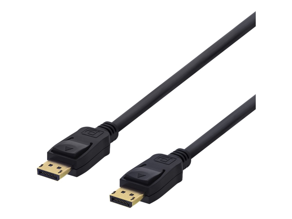 Deltaco - Displayport Kabel - Displayport (Han) Til Displayport (Han) - Displayport 1.2 - 1 M - 4K60 Hz (3840 X 2160) Unterstützung, 5K30 Hz (5120 X