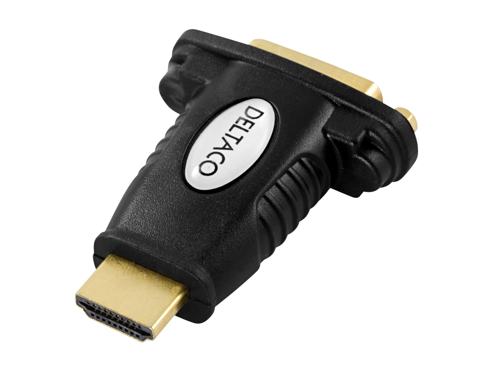 Deltaco 100020, Hdmi Typ A (Standard), Dvi-D, 1920 X 1080 Pixel, Schwarz