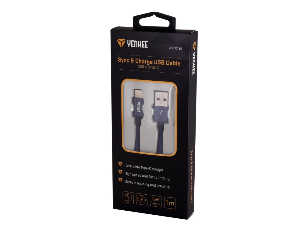 Yenkee Ycu 301 Be Usb-Zu-Usb-C-Kabel 1 M