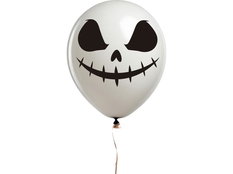 Totenkopf-Ballons, 10 Stück
