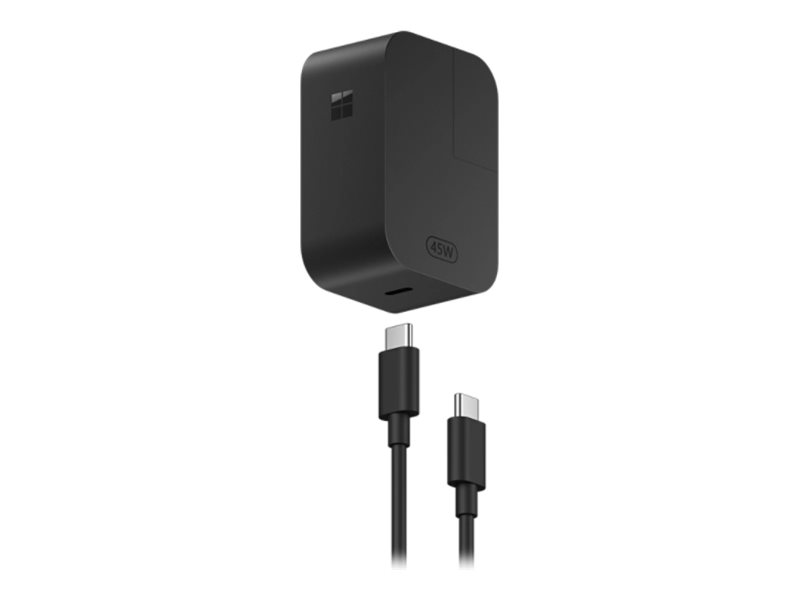 Microsoft - Strömadapter - AC / USB-C - 45 Watt (24 pin USB-C) - på kabel: USB-C | Datorer & Surfplattor - Bärbar dator | GameStuff