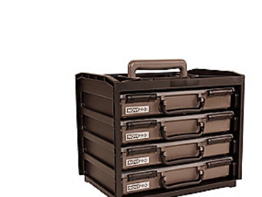 NOVIPRO handyBox 55x4 - Bærbar box m/2 x Assorter 55 4x8-15 & 2 x Assorter 55 4x8-17 | Verktyg & Verkstad - Förvaring i verkstad - Lagring | GameStuff