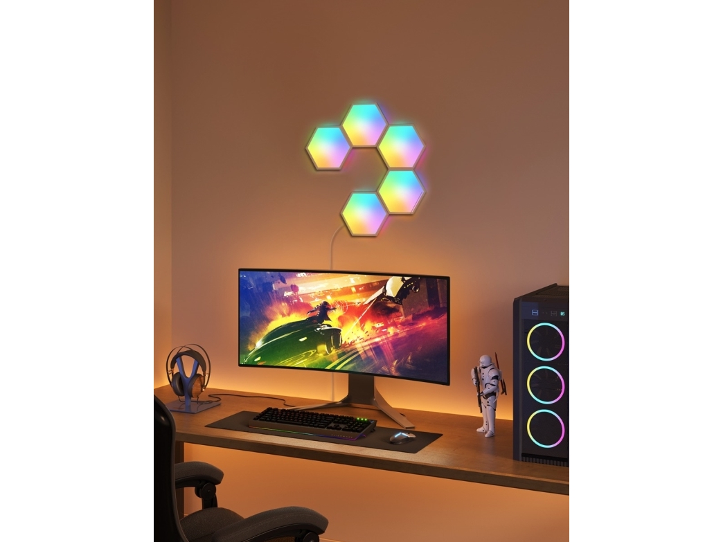 Govee Glide Hexa Light Panels Led Lys - GEEKD.dk