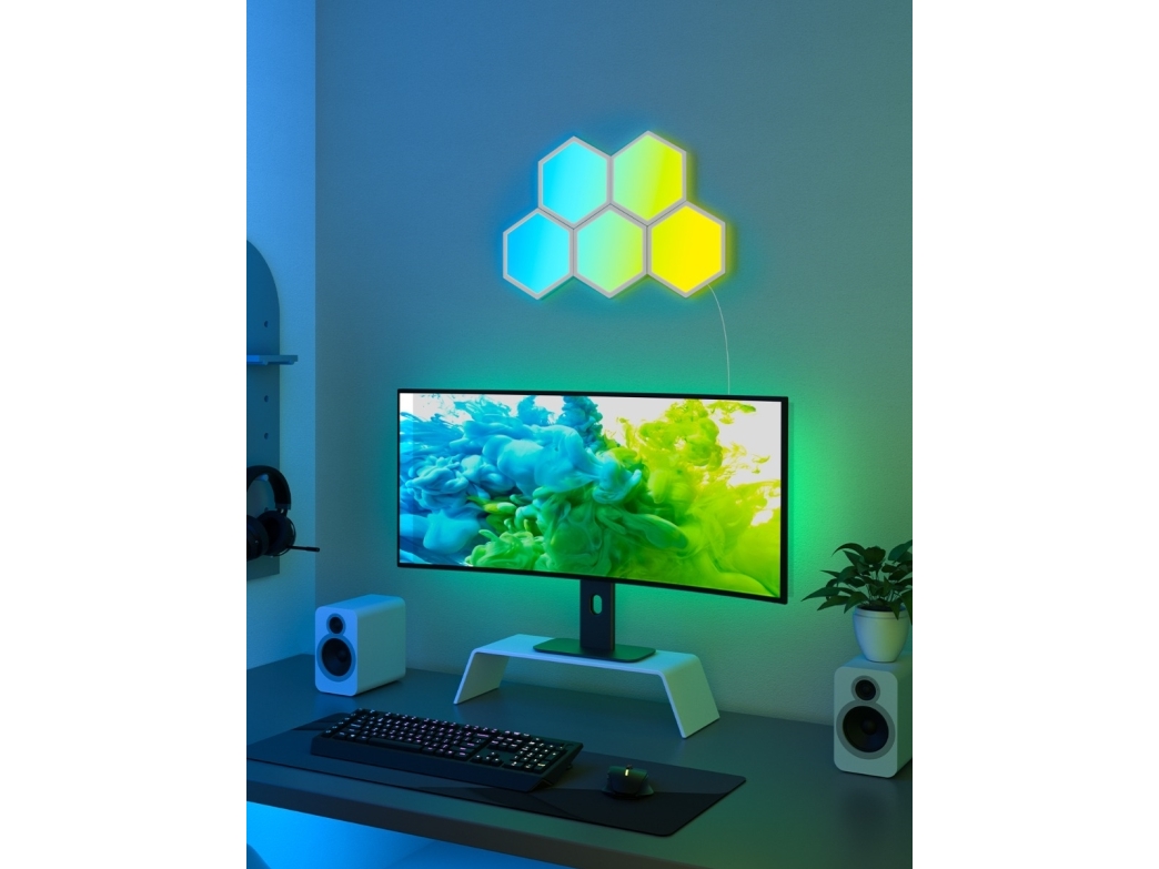 Govee Glide Hexa Light Panels 5pcs | Belysning - Intelligent belysning (Smart Home) - Intelligent belysning | GameStuff