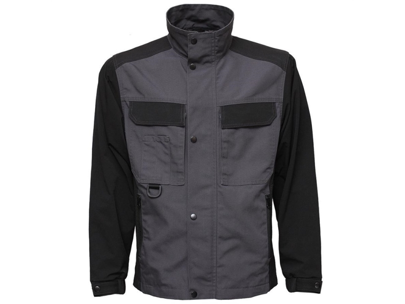 Arbeitsjacke B-Safety Bo Safety Cirius, Schwarz/Grau, Größe 48