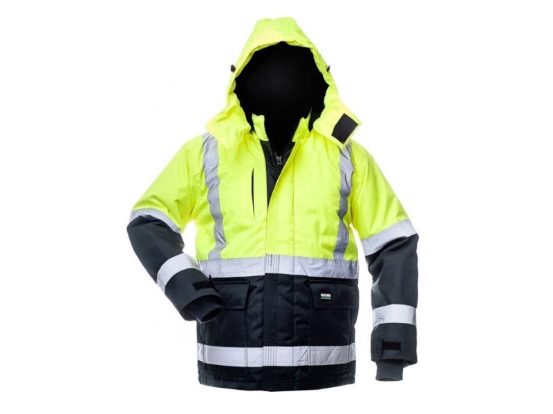 Canvas-Jacke Hi-Vis Wj-8946 Gelb/Blau L
