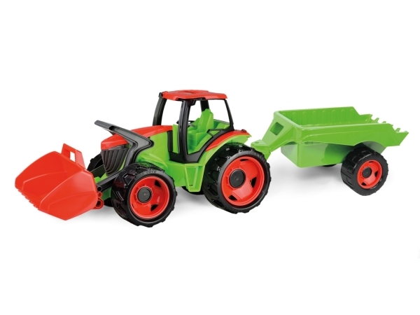Minox Fordon Traktor med skopa och släp röd-grön | Skrivare - Andra kontorsmaskiner - Faxar | GameStuff