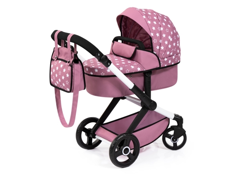 Bayer Design Combi-lastenrattaat XEO, vaaleanpunaisia tähtiä