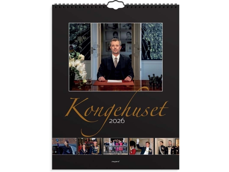 Vægkalender Kongehuset 2026 | Papper & Emballage - Kalendrar & Anteckningsböcker - Kalendare | GameStuff