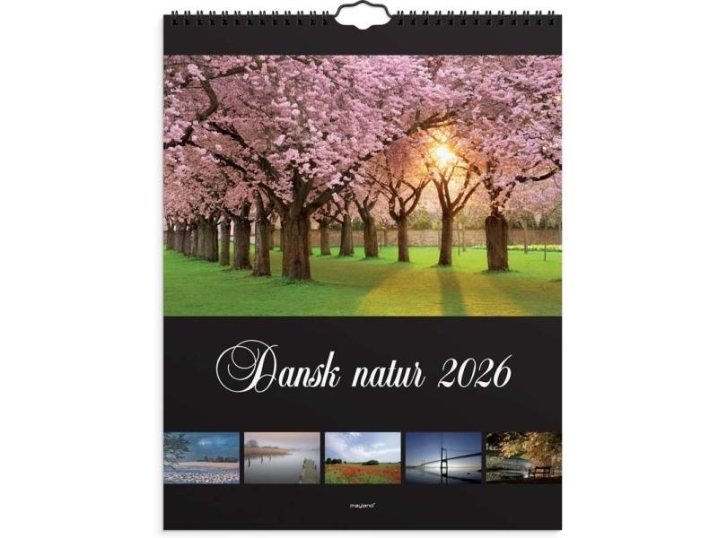 Vægkalender Dansk natur 2026 | Papper & Emballage - Kalendrar & Anteckningsböcker - Kalendare | GameStuff