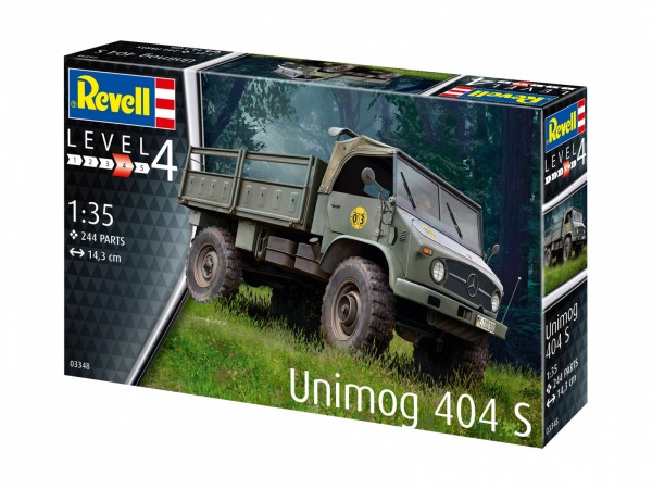 Revell Plastic Model Vehicle Unimog 404 S 1/35