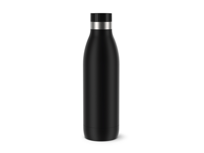 Emsa Bludrop Color N31109, 700 Ml, Dagligt Forbrug, Sort, Rustfrit Stål, 12 T, 6 T