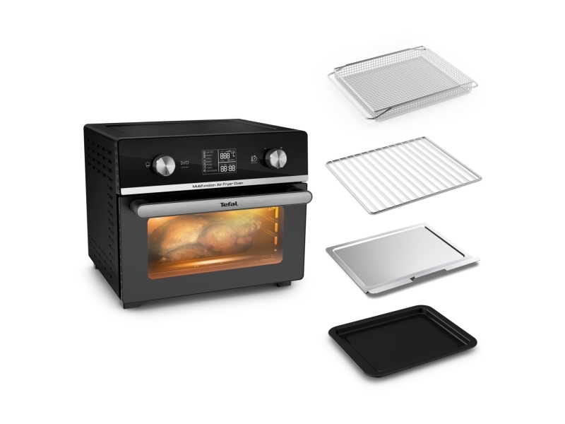 Tefal Easy Fry FW605810, Varmluftsteger, 20 L, 1,5 kg, 6 person(er), Enkelt, Sort