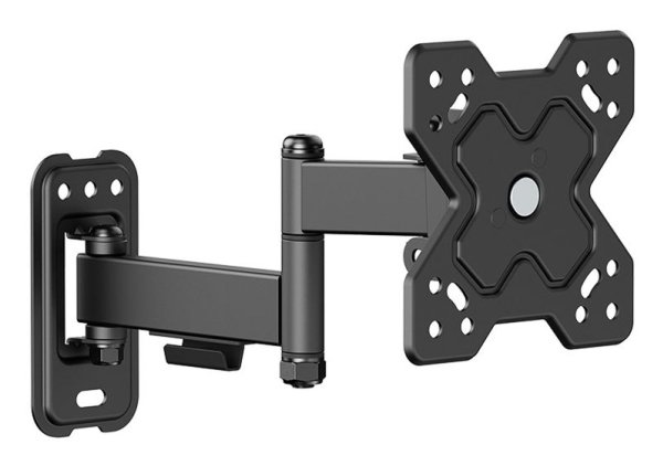 VALUE 17.99.1231, 75 x 75 mm, 100 x 100 mm, -15 - 5°, -30 - 30°, Stål, Svart | TV, Ljud & Bild - Fästen - Vägg | GameStuff