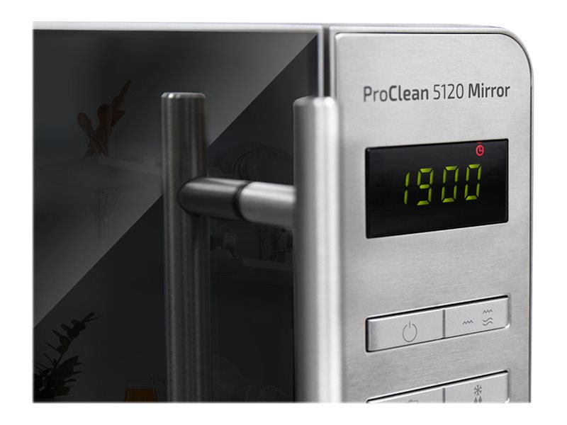 Cecotec 01533, Arbeitsplatte, Grill-Mikrowelle, 20 L, 700 W, Tasten, Drehregler, Stahl