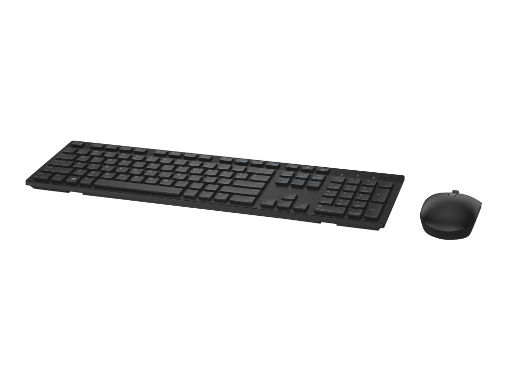 Dell Km636 - Sæt Med Mus Og Tastatur - Trådløs - 2.4 Ghz - Qwerty - Spansk - Sort