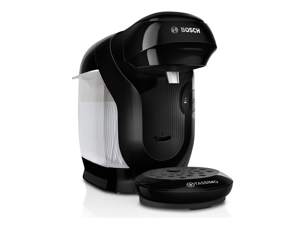 Bosch Tas112e, Pad-Kaffeemaschine, 0,7 L, Kaffeekapsel, 1400 W, Schwarz