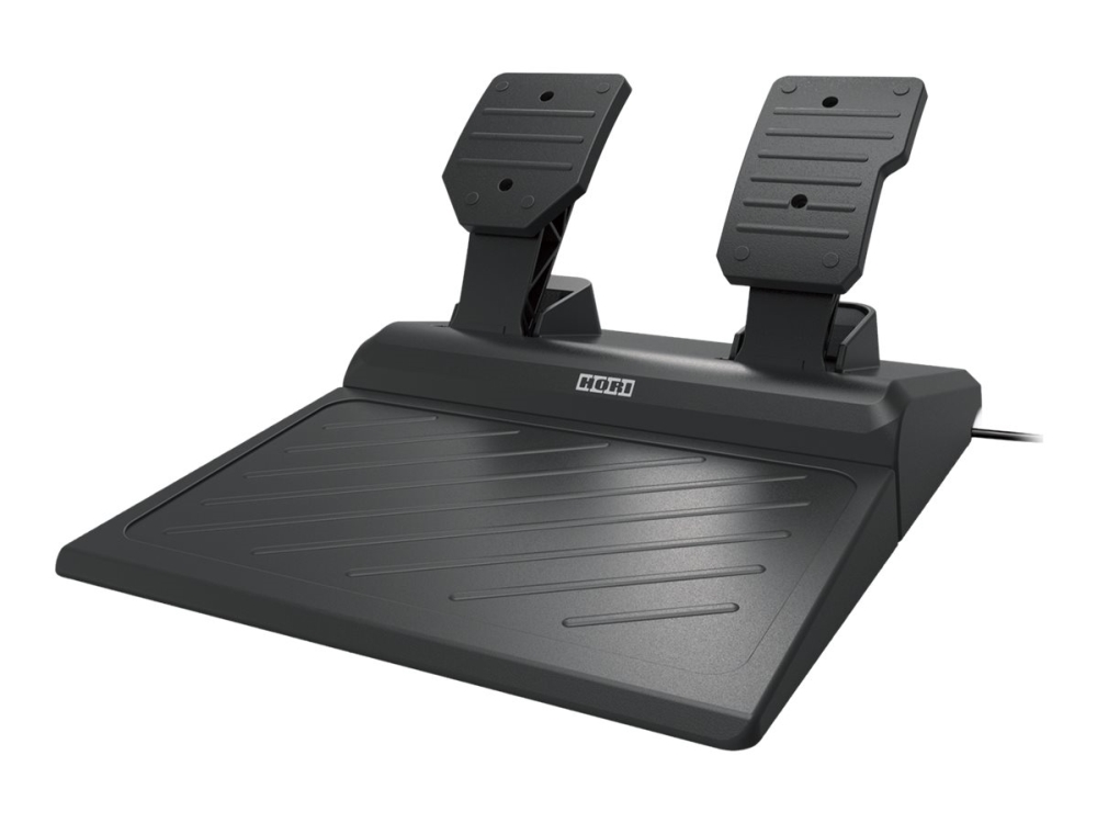 Hori Racing Wheel Overdrive, Ohjauspyörä + polkimet, Xbox Series S, Xbox Series X, D-pad, Langallinen, Musta, Hopea, Windows 10