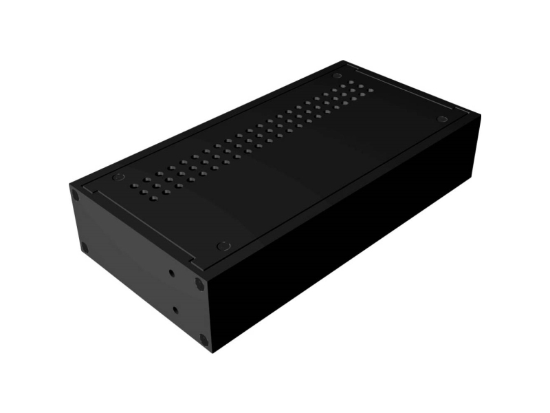 Hammond Electronics Rm5u1913vbk Bordkabinet 222 X 422 X 330 Aluminium Sort 1 Stk