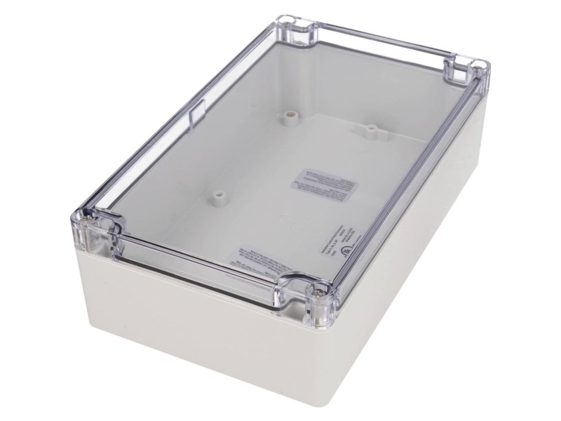 Hammond Electronics 1554Ulgy Kabinet 201 X 119 X 45 Abs-Plast Lysegrå 1 Stk
