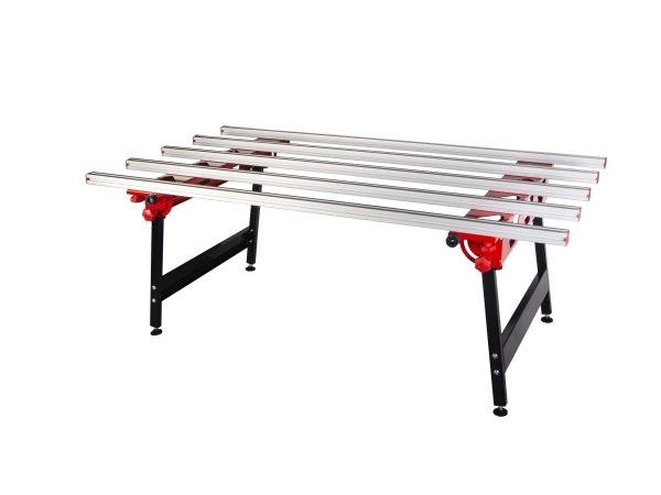 RUBI 18935, Flisebord, Metal, Rød, Rustfrit stål, 1044 mm, 1800 mm, 700 mm