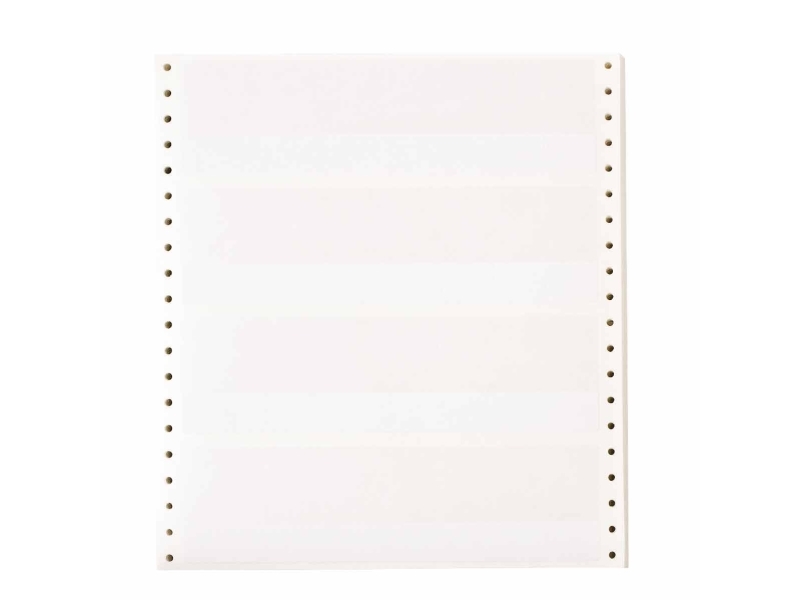 Brady Dat-37-292-1, Hvid, Udstanset Etiket, Vinyl, Dot Matrix, Akryl, Permanent