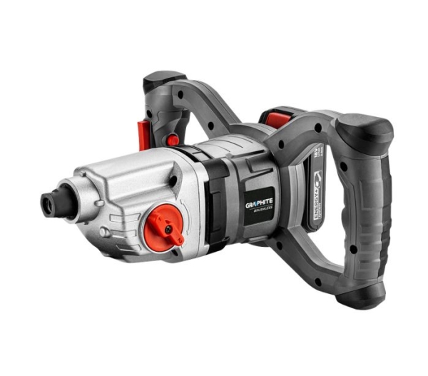 Graphite 58G084, 650 RPM, Svart, Röd, Silver, Borstlös, Batteri, Litium-Ion (Li-Ion), 18 V | Elverktyg - DIY - Elverktyg 230V - Övriga Elverktyg | GameStuff