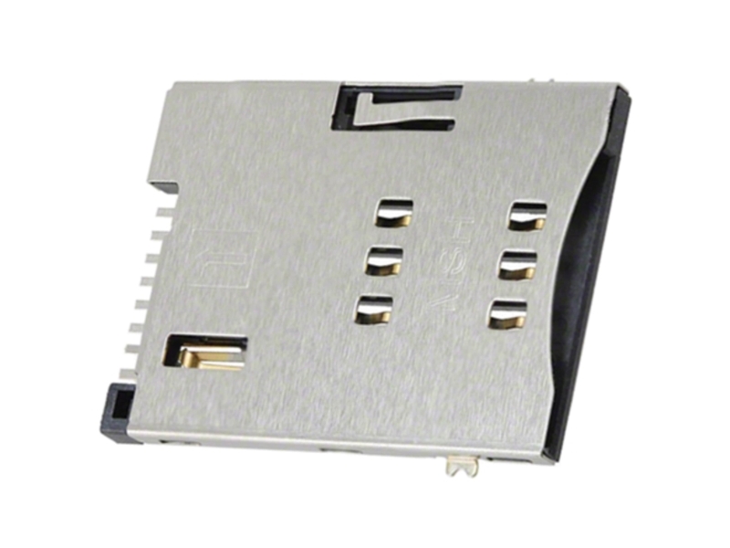 Molex 47553 6 Way Push/Push Mini Memory Card Connector With Solder Termination