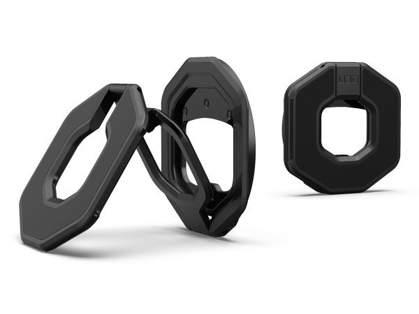 Urban Armor Gear Monarch Mag2 Dual Magnetic Ring Stand, Ständer, Schwarz, Metall, Universal, 57 Mm, 10 Mm