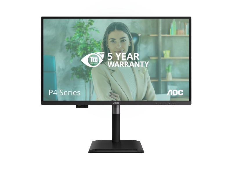 Aoc Q27p4u, 68,6 Cm (27"), 2560 X 1440 Pixel, Wide Quad Hd, 1 Ms, Sort