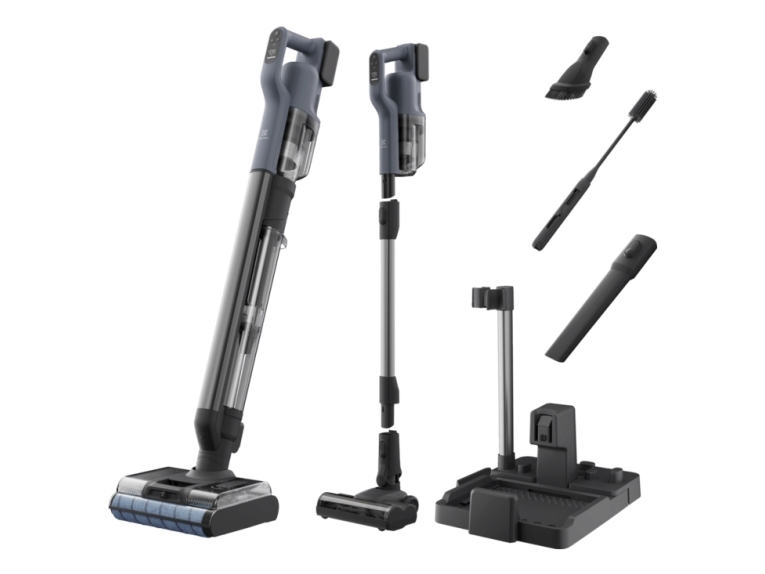 Electrolux Ew82u2db, 3-In-1 Stabstaubsauger, Beutellos, Blau, Blu Denim Chiaro, 0,65 L, 0,57 L