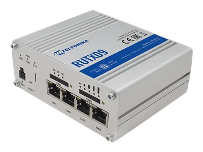 Teltonika Rutx09, Ethernet Wan, Sim-Kartensteckplatz, Aluminium