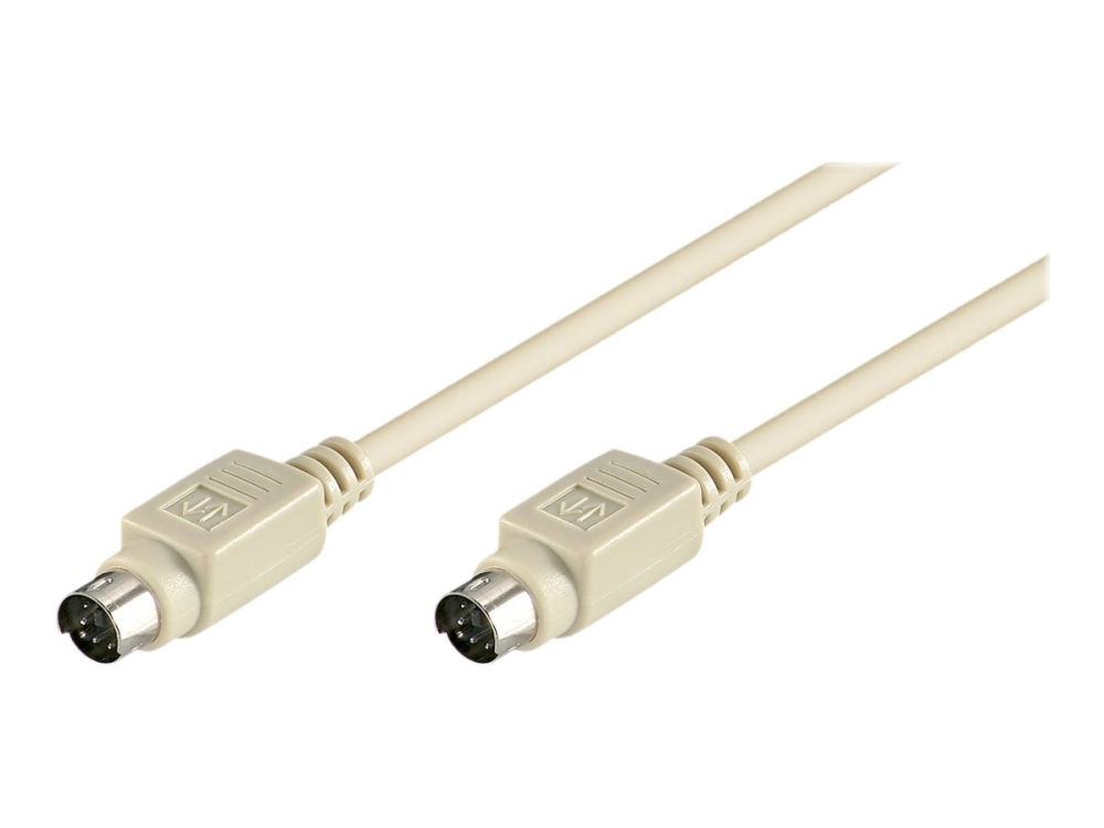 Goobay - Tastatur-/ Muskabel - Ps/2 (Han) Til Ps/2 (Han) - 2 M - Rund - Grå