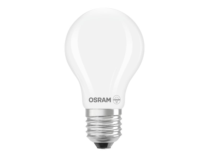 OSRAM LED STAR Classic A - LED-glödlampa med filament - glaserad finish - E27 - 3.4 W (motsvarande 40 W) - klass D - svalt vitt ljus - 4000 K | Belysning - Ljuskälla - E27 Ljuskälla | GameStuff