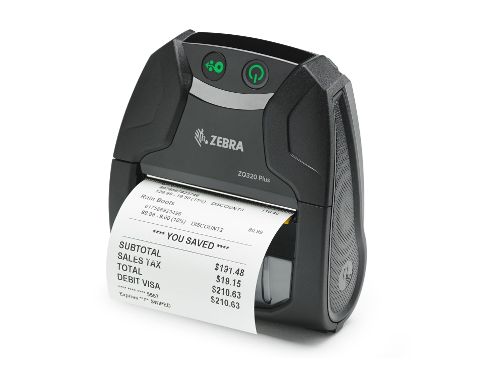 Zebra Zq32-A0w04te-00, Thermodirekt, 203 X 203 Dpi, 100 Mm/Sek, Verkabelt & Kabellos, Schwarz